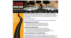 Desktop Screenshot of elcajondrivingschool.com